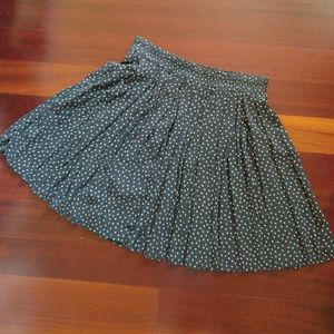 Brandy Melville polka dot circle skirt